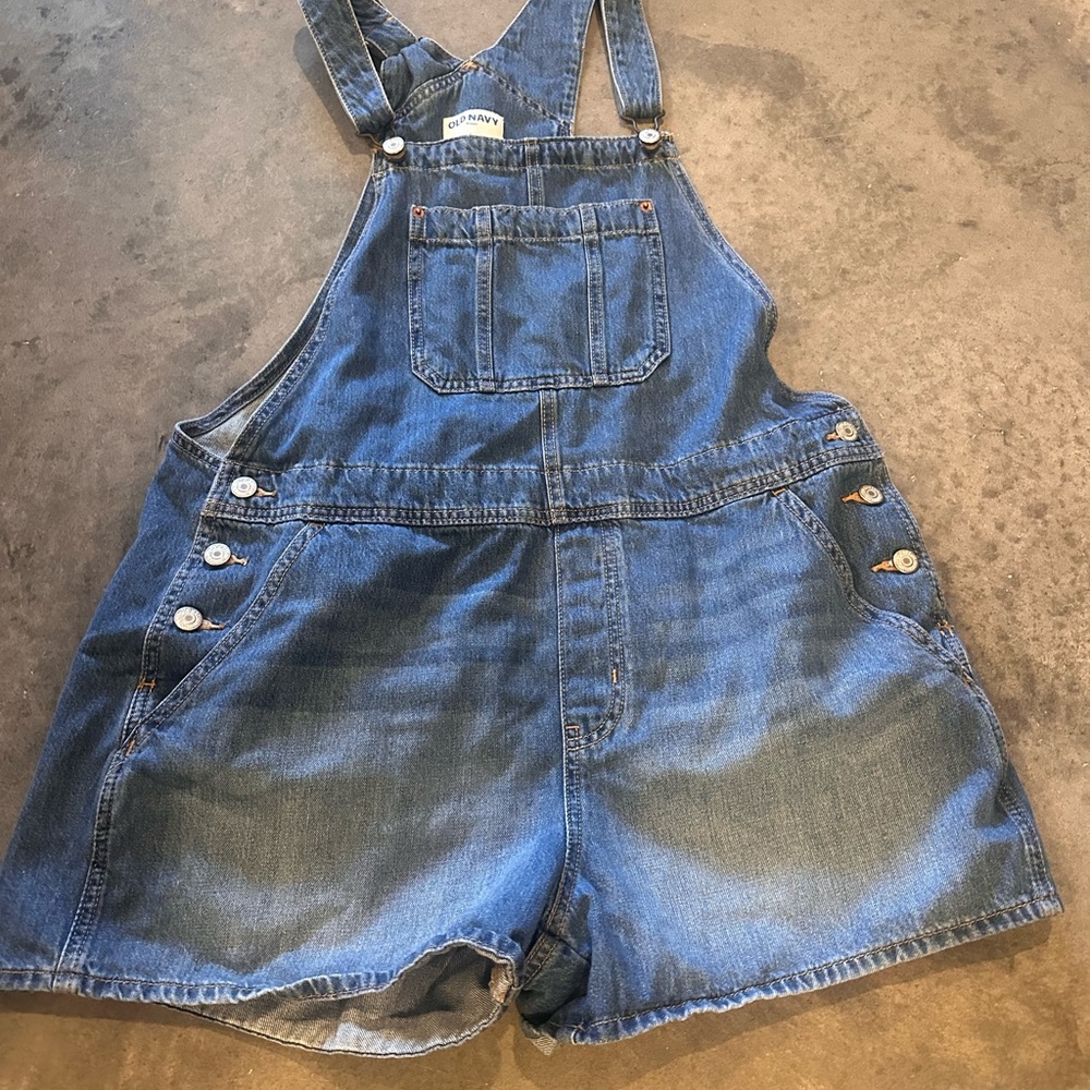 Old Navy Blue Denim Womens Overalls